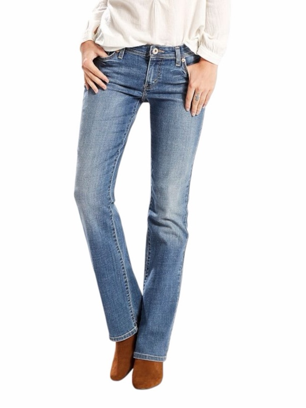 Levi's 529 Women's Curvy Mid Rise Bootcut Jeans